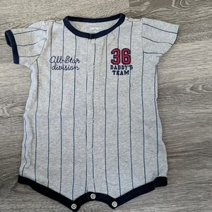 Baseball romper